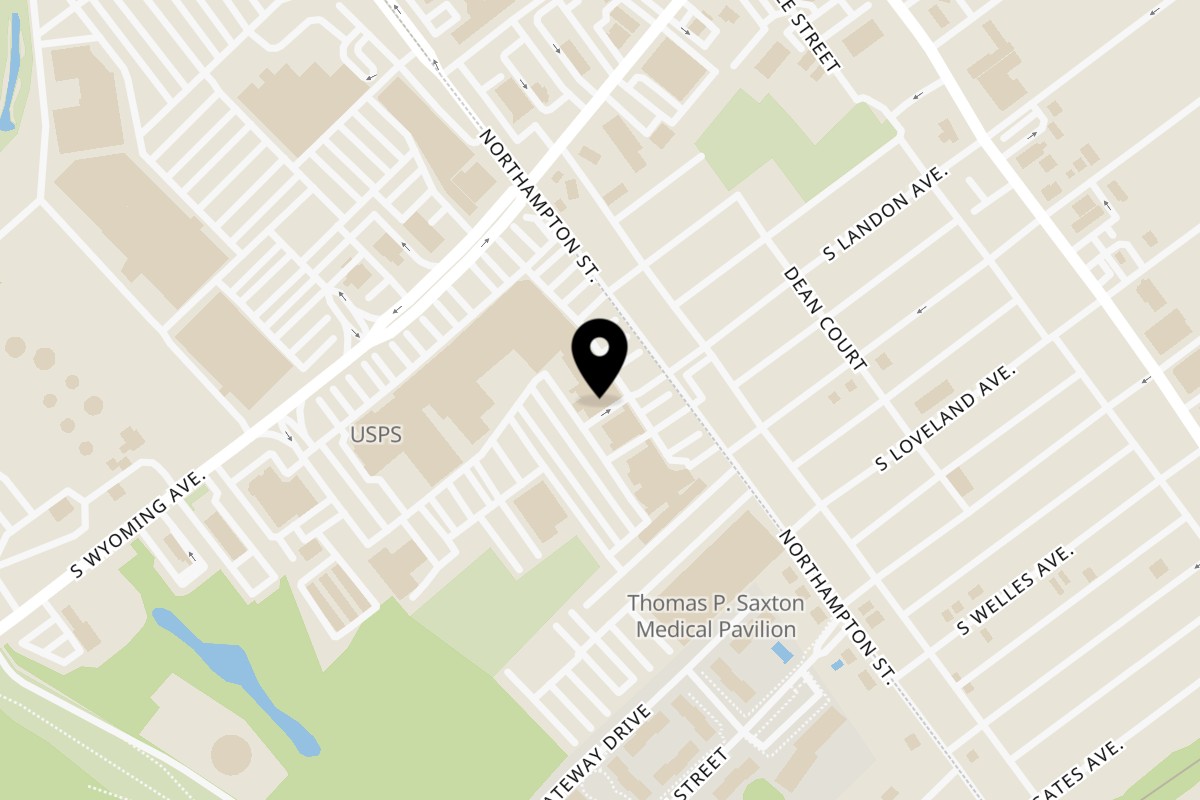 Map showing the location of Sanji Hibachi on 8B Gateway Shopping Center in Edwardsville